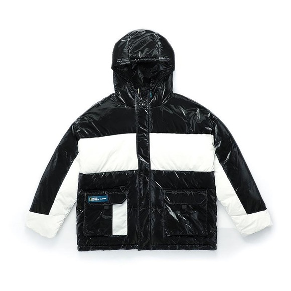 Waterproof men's down jacket